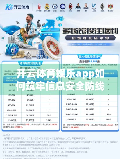 开云体育娱乐app如何筑牢信息安全防线？揭秘背后的技术护盾与用户隐私守护之道