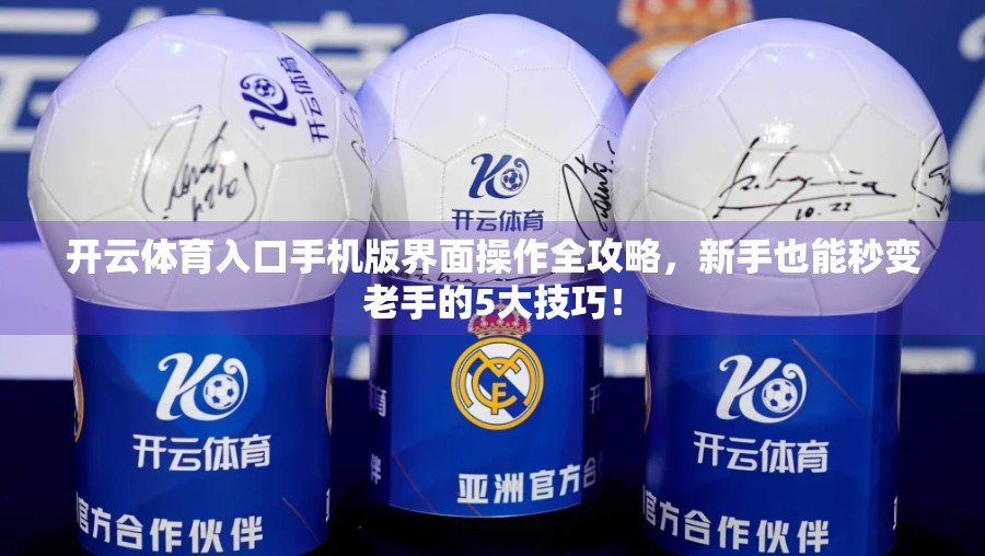 开云体育入口手机版界面操作全攻略，新手也能秒变老手的5大技巧！