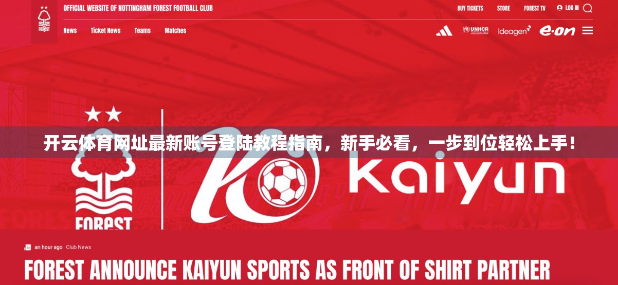 开云体育网址最新账号登陆教程指南，新手必看，一步到位轻松上手！
