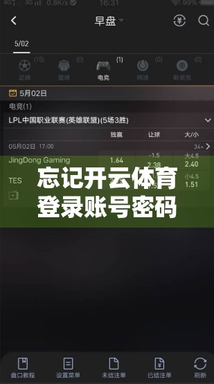 忘记开云体育登录账号密码？手把手教你快速找回，别再焦虑了！