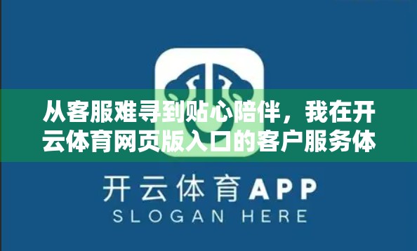 从客服难寻到贴心陪伴，我在开云体育网页版入口的客户服务体验大反转！