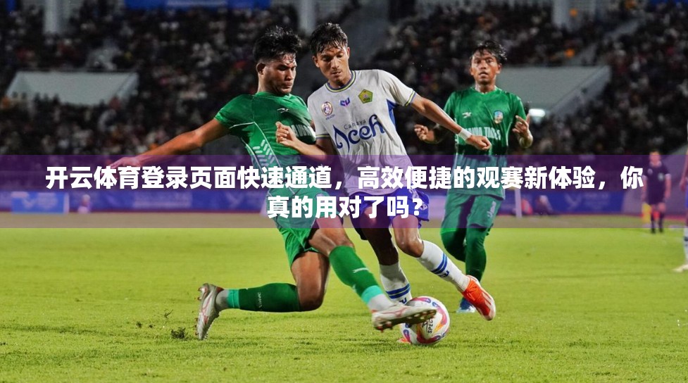 开云体育登录页面快速通道，高效便捷的观赛新体验，你真的用对了吗？