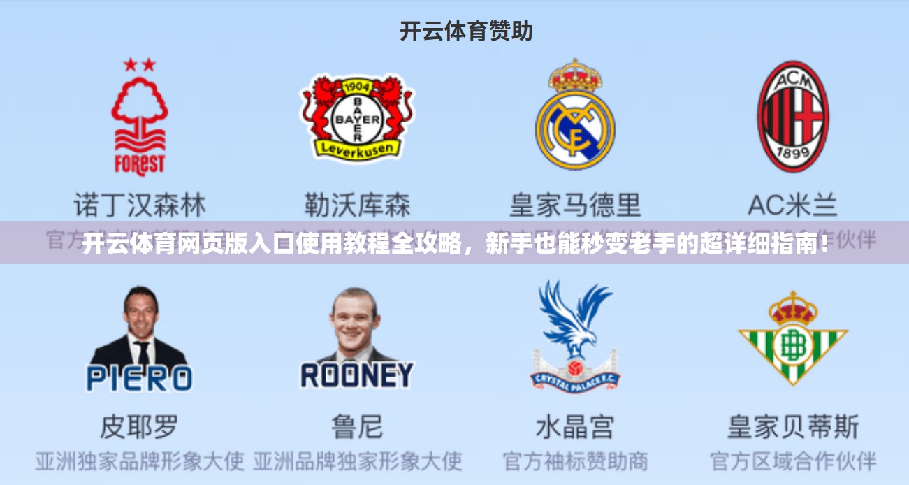开云体育网页版入口使用教程全攻略，新手也能秒变老手的超详细指南！