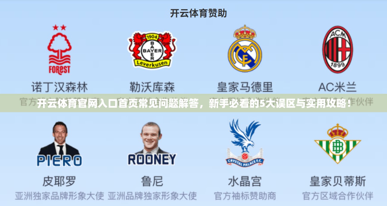 开云体育官网入口首页常见问题解答，新手必看的5大误区与实用攻略！