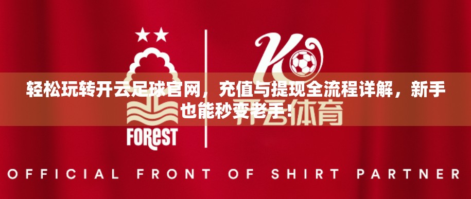 轻松玩转开云足球官网，充值与提现全流程详解，新手也能秒变老手！