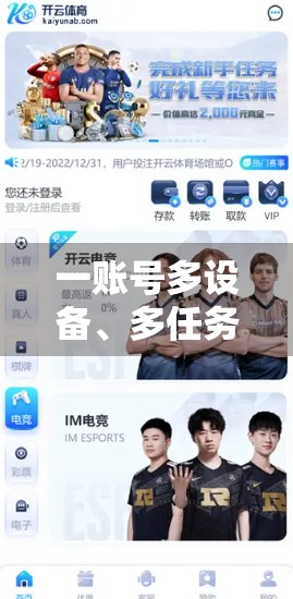 一账号多设备、多任务高效管理！开云首页登录的多账户实用技巧全解析